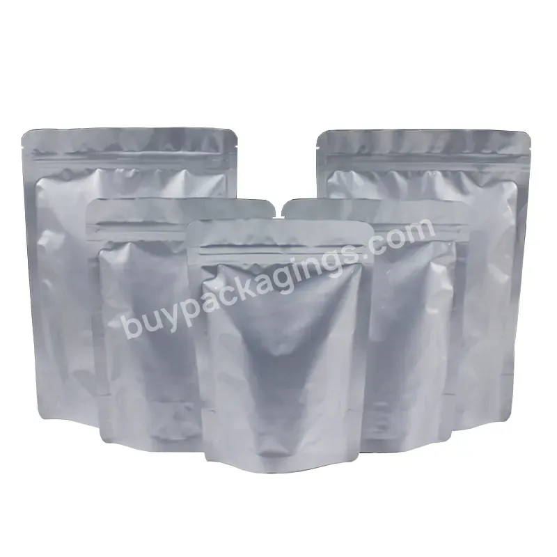 Stand Up Zipper Bag Food Smell Proof Package Aluminum Foil Packing Logo Custom Mylar Bags