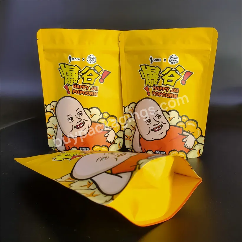 Stand Up Zipper Plastic Packing Bags For Dried Fruit Snack Sugar Candy Nut Popcorn Pouch Packaging Design