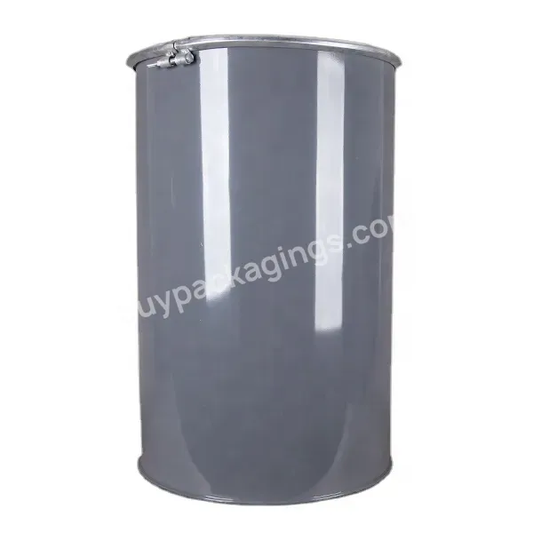 Steel Barrel Drum 55 Gallon 200 Liters Stainless Steel Barrel With Ring Lock