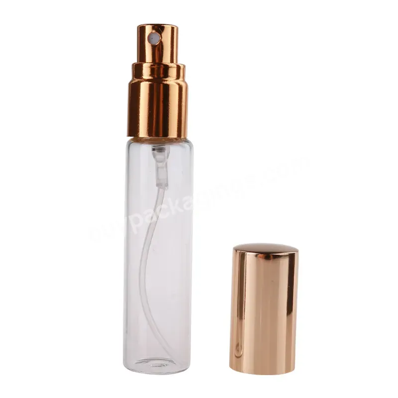 Stock 10ml Mist Perfume Bottle Small Sample Vials Travel Bottle Glass Spray Bottle