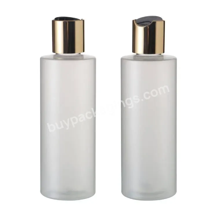 Stock 24/410 Shiny Golden Aluminum Shell Shampoo Bottle Disc Top Cap For Cosmetic Package