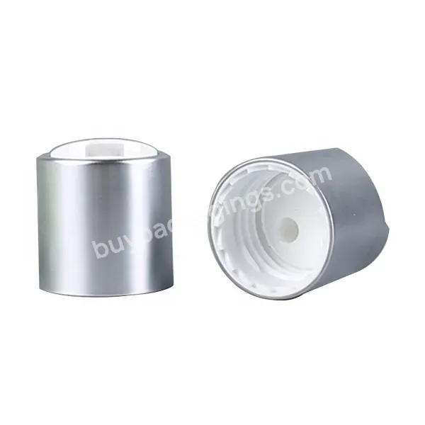 Stock Aluminum Gold Silver Screw Top Lid Disc Top Perfume Bottle Caps Press Cap Packaging 24/410 - Buy Plastic Disc Top Cap,Press Cap,Press Lid.