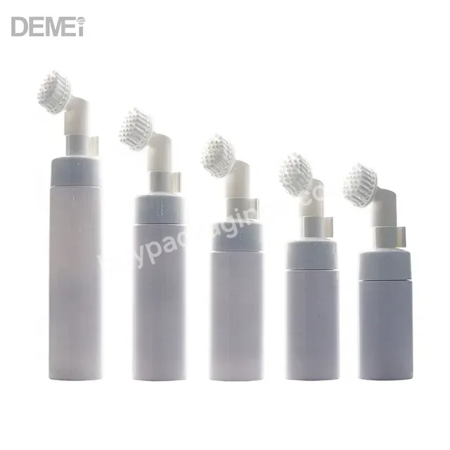 Stock Face Wash Bottles Pet Plastic Brush Head Foam Bottles 120/250ml Dry Cleaner Bottles - Buy Face Wash Bottles,Plastic Cosmetic Bottle,Foam Pump Bottle.