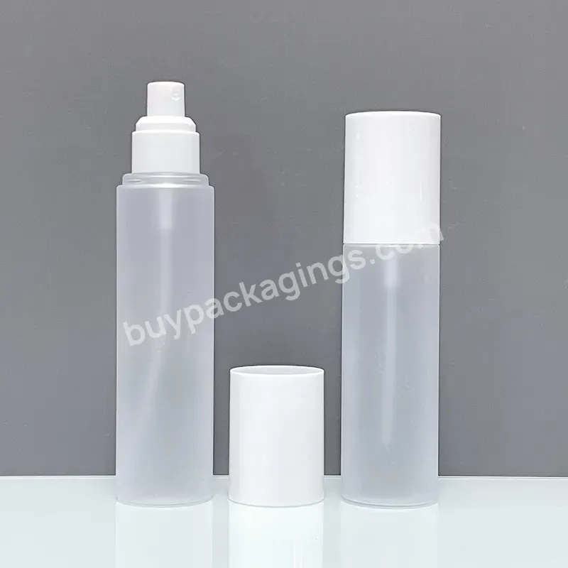 Stock Matte Cosmetic Container Set 120ml Toner 100ml Emulsion 40ml Essence Lotion Bottle Frosted 50g Cream Jar