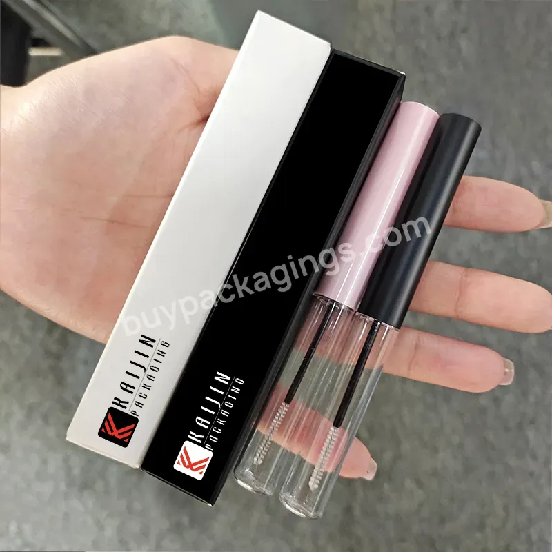 Stock Odm Oem Empty Mascara Tubes With Brush Clear Mascara Tubes Bottle Packaging With Wands Brushes 10ml