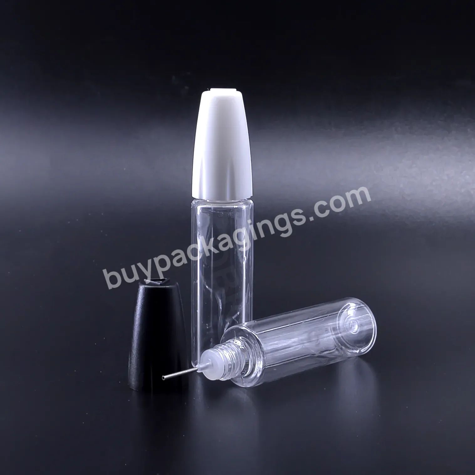 Stock Products Plastic 10ml 15ml Dropper Bottle Pet Squeeze Drop Bottle With Screw Cap And Needle Tips