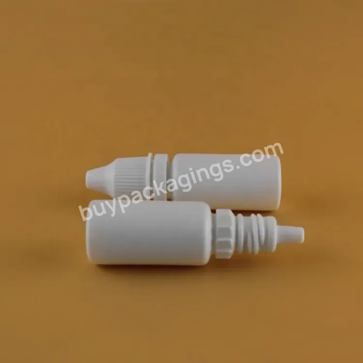 Stock White Pe 10ml 5ml Plastic Eye Drops Container Dropper 15ml 30ml Medical Squeeze Bottle