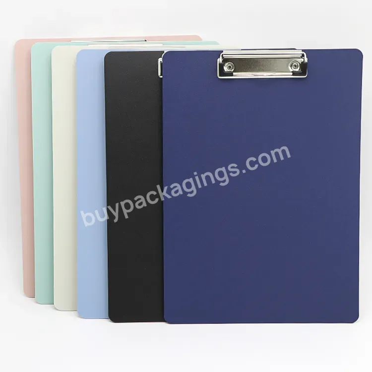 Storage Exam Organizer Wholesale School Supplier Paper Folder Clipboard Customized A4 Writing Clip Board Hanging File Folder