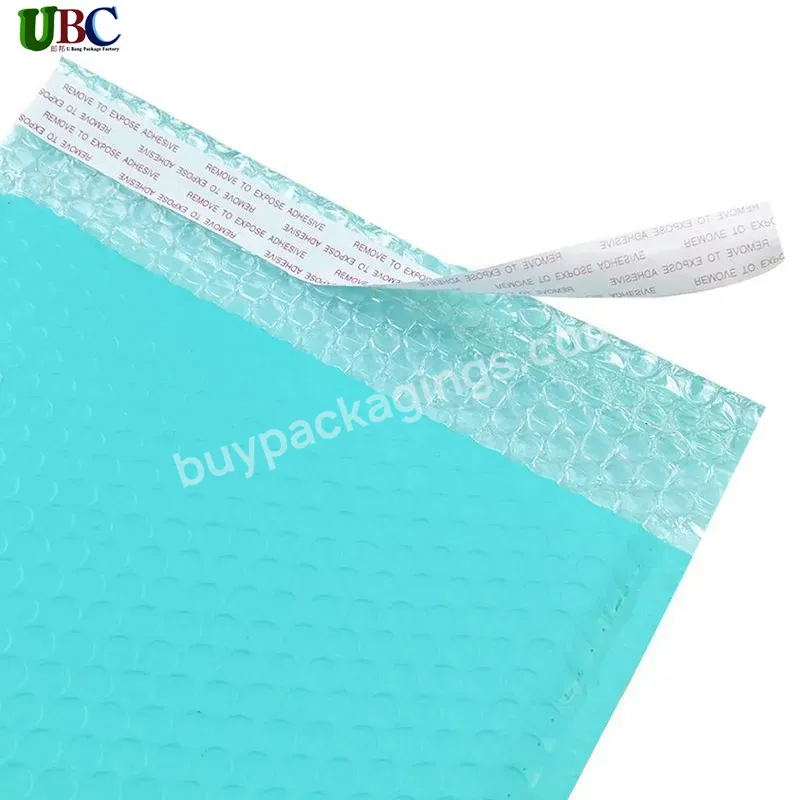 Strong Adhesive Teal Green Poly Bubble Mailers Padded Envolop Mailing Bags - Buy Poly Bubble Mailers 12x18,Printed Bubble Mailer White,Printed Bubble Mailer White.