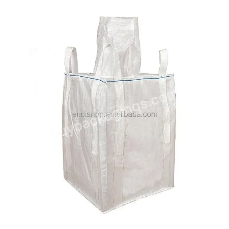 Strong Durable Pp 2 Ton Bag Fibc Big Jumbo Bulk Container Bags For Sand Ore Cement Concrete