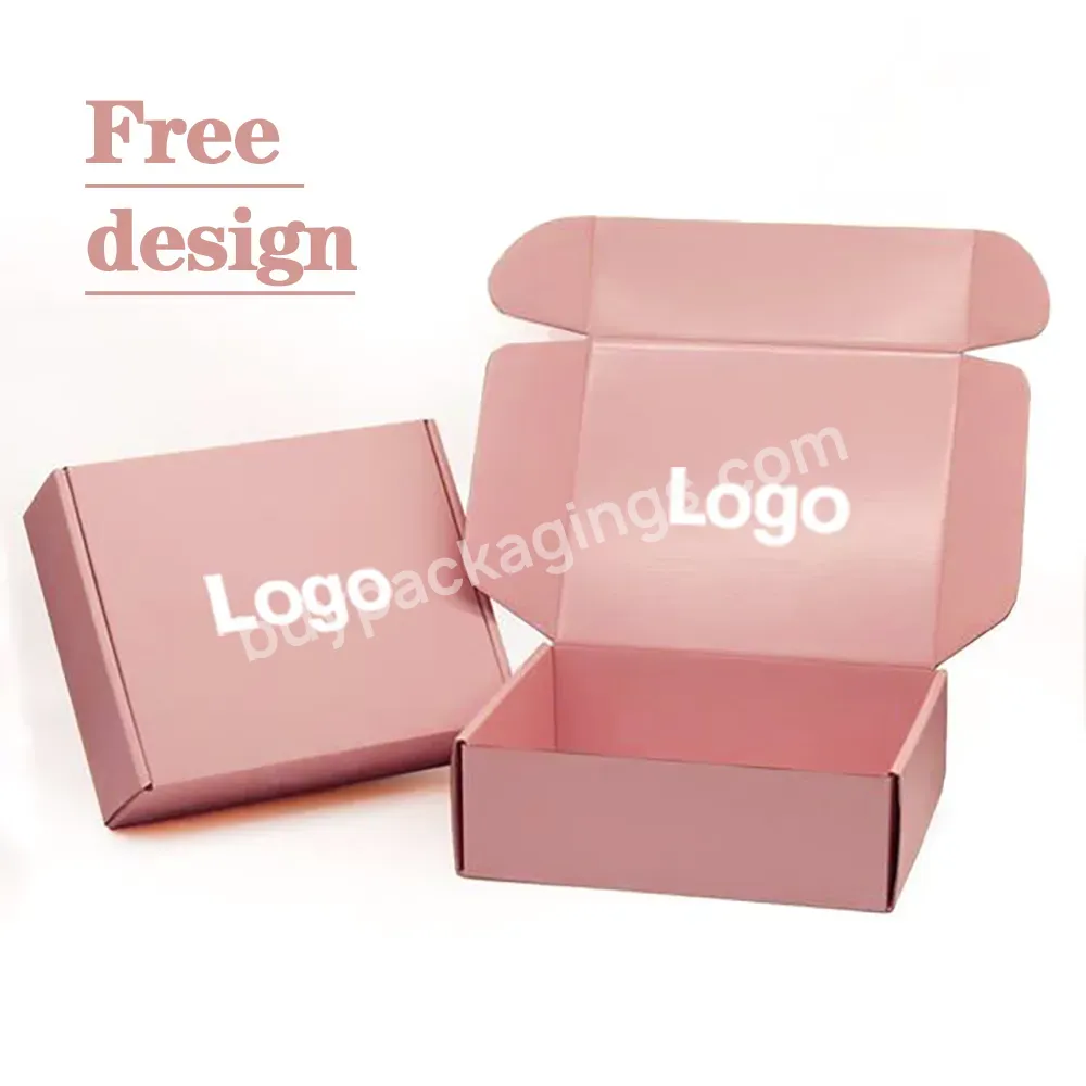 Strong Kraft Corrugated Eco-friendly Small Moq Offset Printing Rectangle Airplane Shape Mailing Box Custom Logo