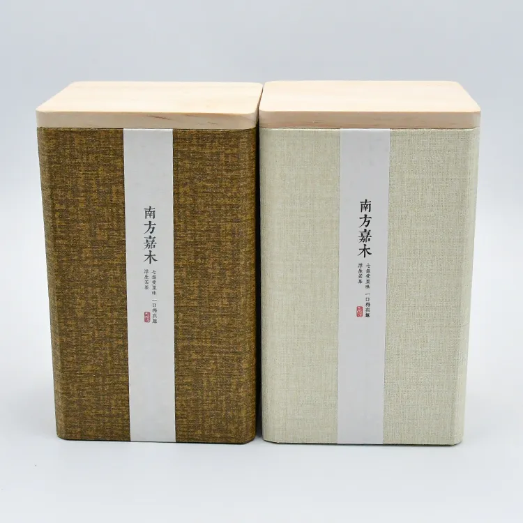 Strong quality custom printed cardboard tea box paper packaging box with a lid