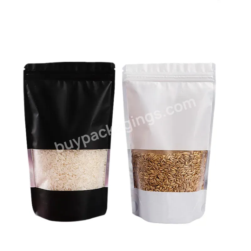 Strong Sealable Colorful Cute Plastic Bag Stand Up Pouch Frosted Window Food Customized Plastic Bag