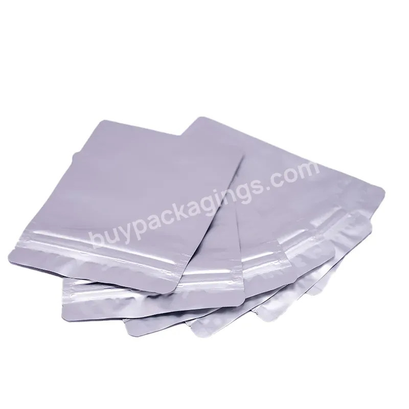Strong Sealing Zip Bags Stand Up Aluminum Food Packing Plastic Bags