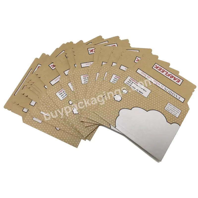 Strong Self Adhesive Custom Printing Stay Flat Cardboard Mailers Rigid Kraft Envelopes