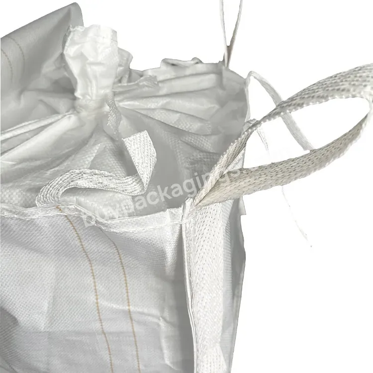 Strong Soft Polypropylene Woven Big Bag Sack Liquid Bitumen Jumbo Bags Belt Lifting Loops