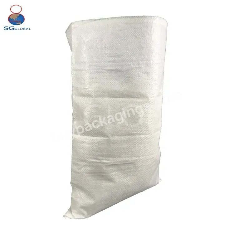 Sunlight Protection 800 Denier Fabric White Woven Polypropylene Pp Sacks 50x90cm Wholesale