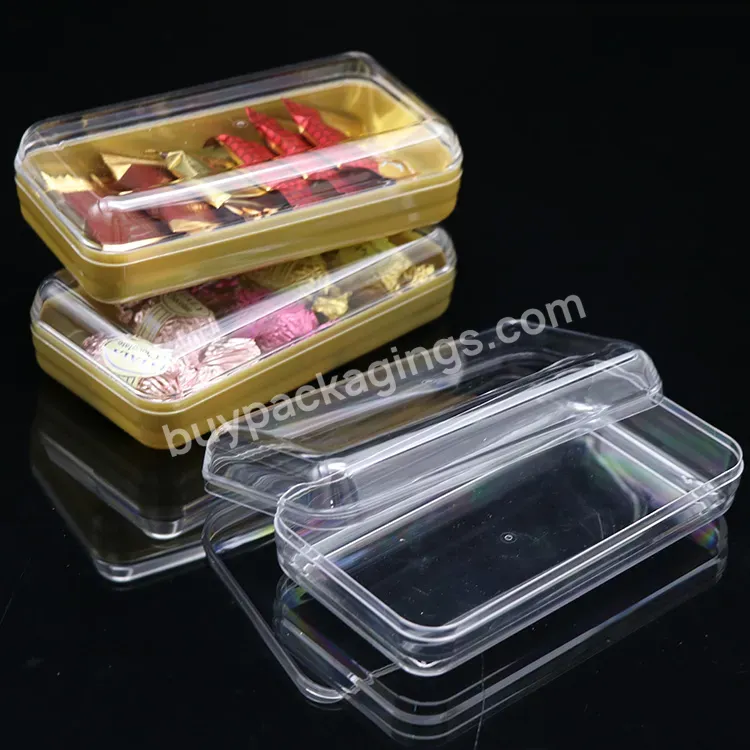 Super Clear Wedding Candy Box Gift Storage Case Mini Chocolate Case Biscuits Packaging For Cookie Biscuit Chocolate Bar Box