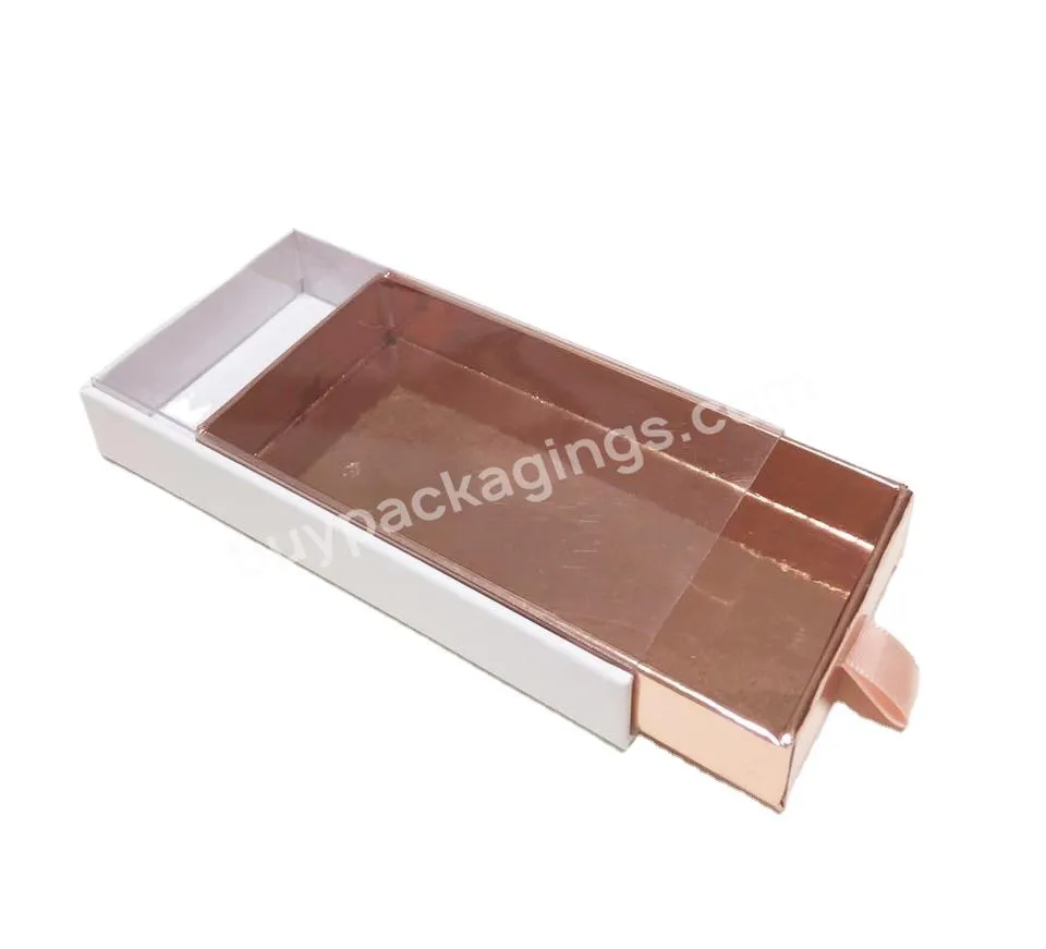 Super Grade New Design Cute PVC Window Custom Cosmetic Eyelash Boxes Packaging Reusable Paper Box