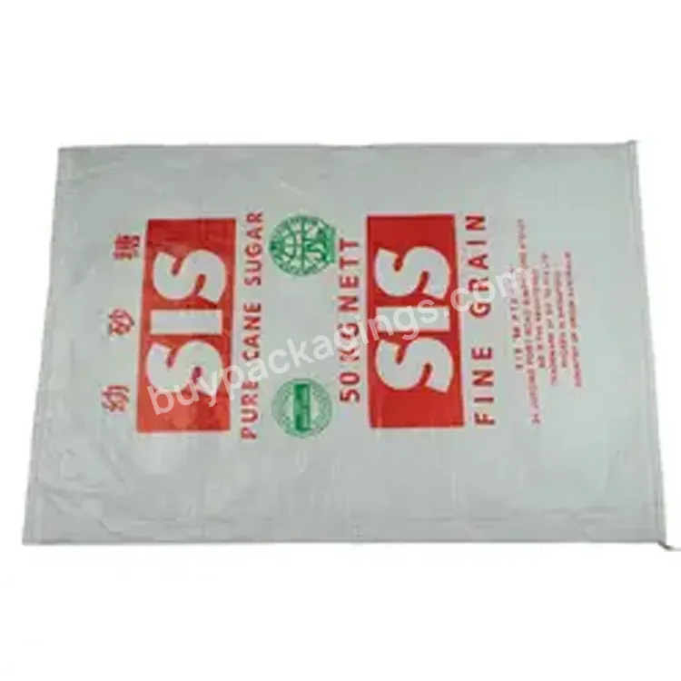 Super Quality New Polypropylene Sacks Pp Woven Bags 50 Kg-200 Kg Packing For Maize Sugar Salt Corn Rice Flour