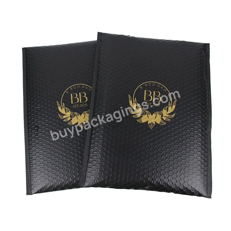 Super September Promotion Custom Logo Print Black Poly Bubble Padded Shipping Bags Bubble Mailing Envelopes Self Seal - Buy Bubble Padded Shipping Bag,Wholesale Bubble Padded Mailers Self Adhesive Postal Wrap Packaging For Shipping,High Quality Shock