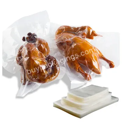 Super Thicken Seafood Fish Chicken Meat Fruit Snacks Frozen Food Plastic Ny/pa+lldpe Vacuum Packaging Bag For Food Packing