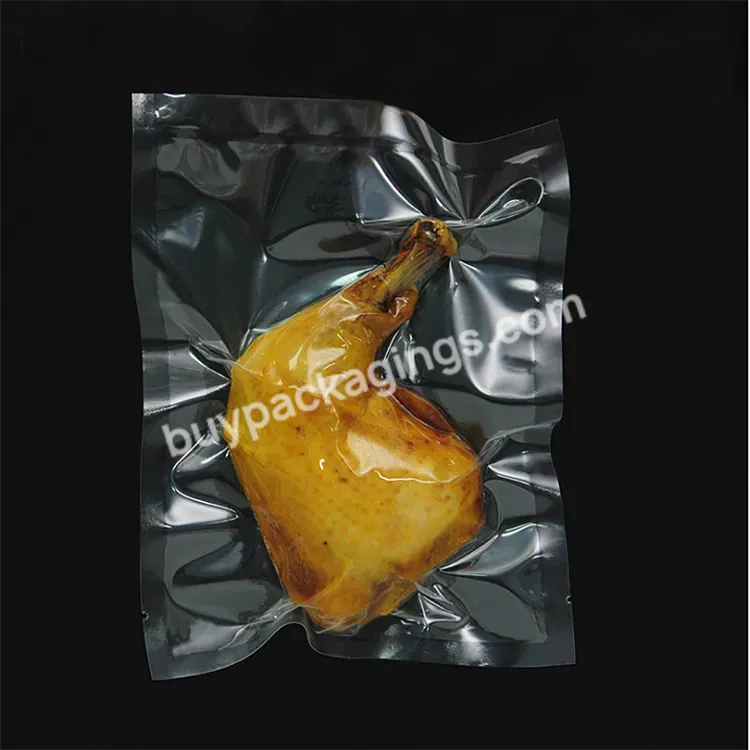 Super Thicken Seafood Fish Chicken Meat Fruit Snacks Frozen Food Plastic Ny/pa+lldpe Vacuum Packaging Bag For Food Packing