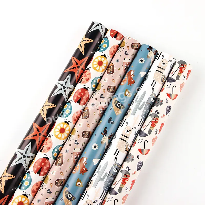 Supplier Of Birthday Gift Wrap Wrapping Paper Printed Coated Gift Paper