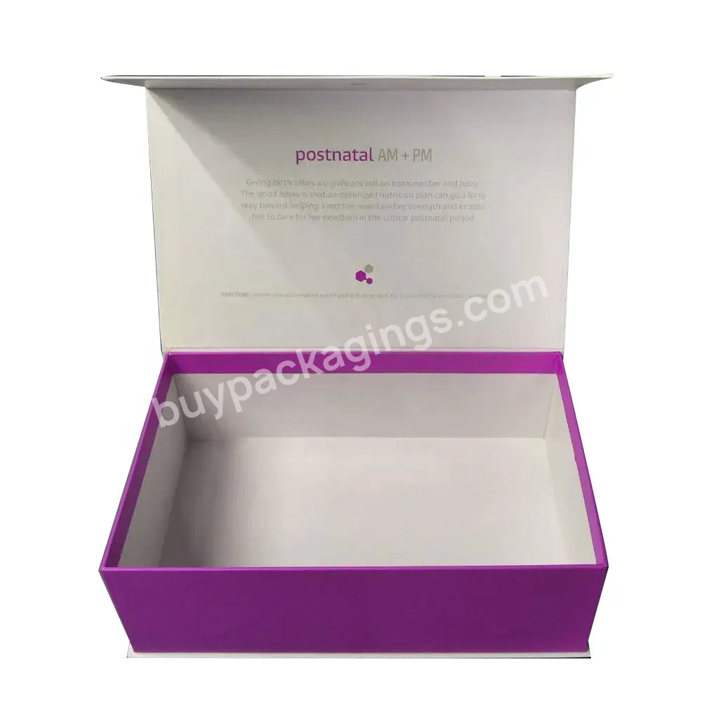 Suppliers Luxury Custom Large Rectangular Rigid Cardboard Mailer Cosmetic Gift Set Closure Magnetic Boxes