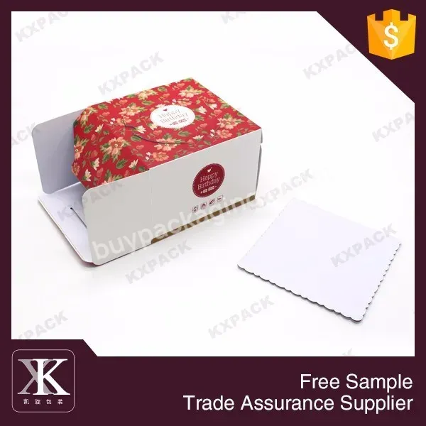 Suppliers Pastry Take Out Kraft Paper Box For Bakery Cake Cookie Pizza Packing Food Packaging Paper Box