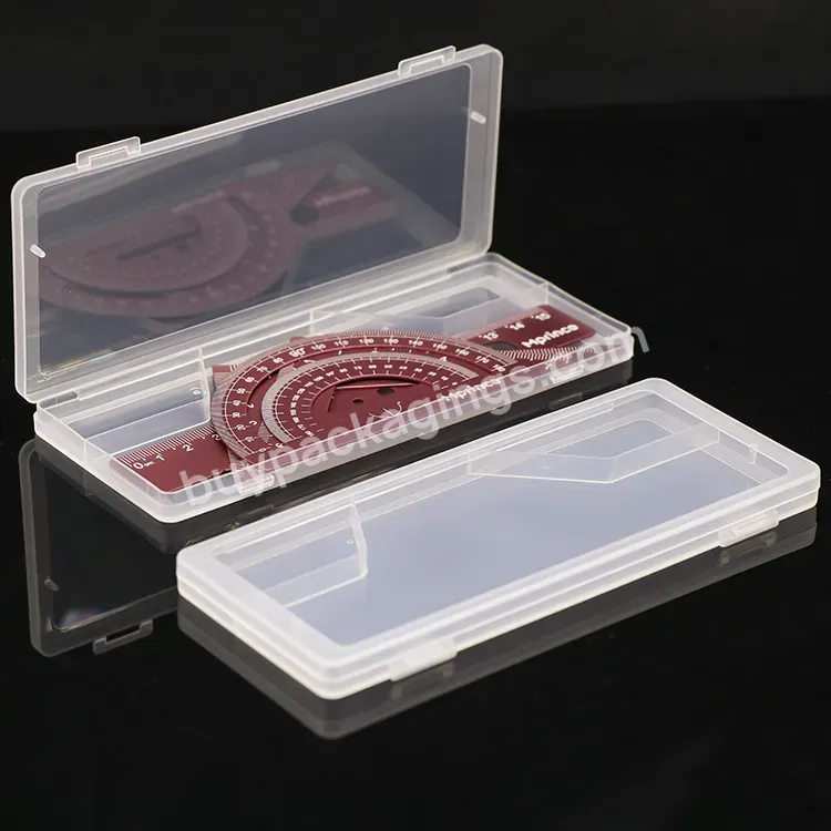 Supplies Box Triangle Ruler Protractor Ruler Storage Case Plastic Ruler Box Math Geometry Kit Set Geometry Tool Set Case - Buy Geometry Tool Set Case,Ruler Storage Box,Plastic Ruler Box.