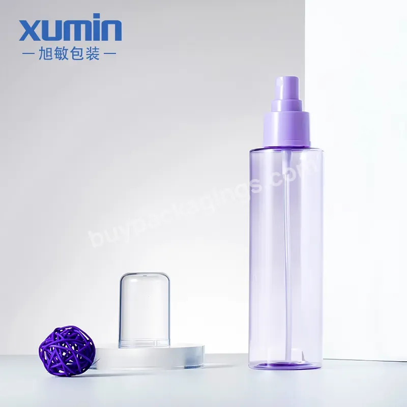 Support Custom Color Spray Bottle 200ml Purple Pet Plastic Bottle Luxury 200 Ml Purple Spray Bottle With Purple Spray Head