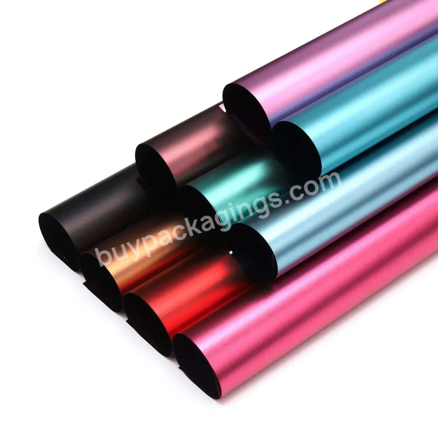 Surface Glittery 58*58cm Waterproof Bopp Plastic Flower Bouquet Wrapping Paper Wrap Film