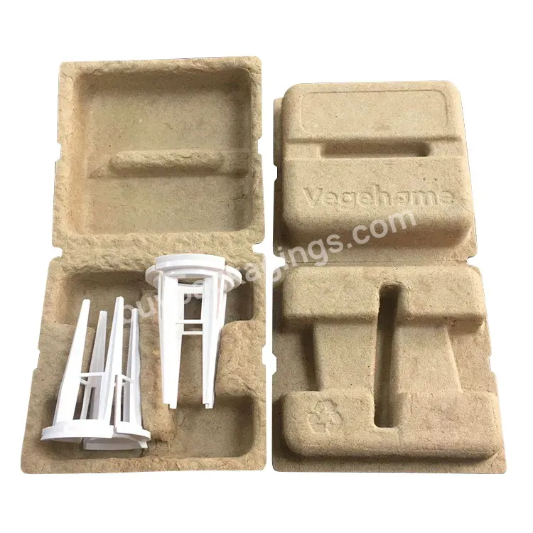 Sustainable Packaging Molded Pulp Eco Friendly Paper Packaging Box Oem Service Green Gift Packaging Accept Cn;gua Mpb-19