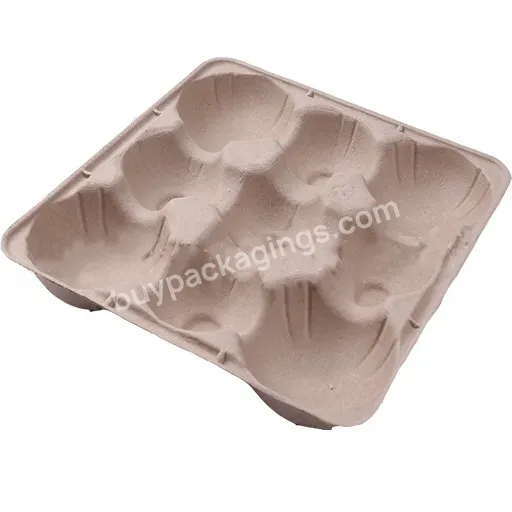 Sustainable Paper Pulp Molded Fruit Tray Insert Vegetable Box Packaging