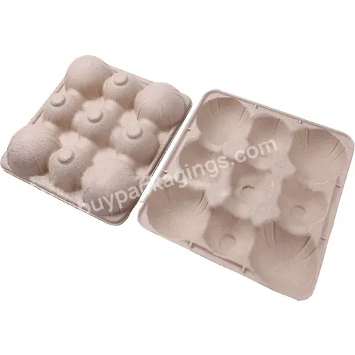 Sustainable Paper Pulp Molded Fruit Tray Insert Vegetable Box Packaging