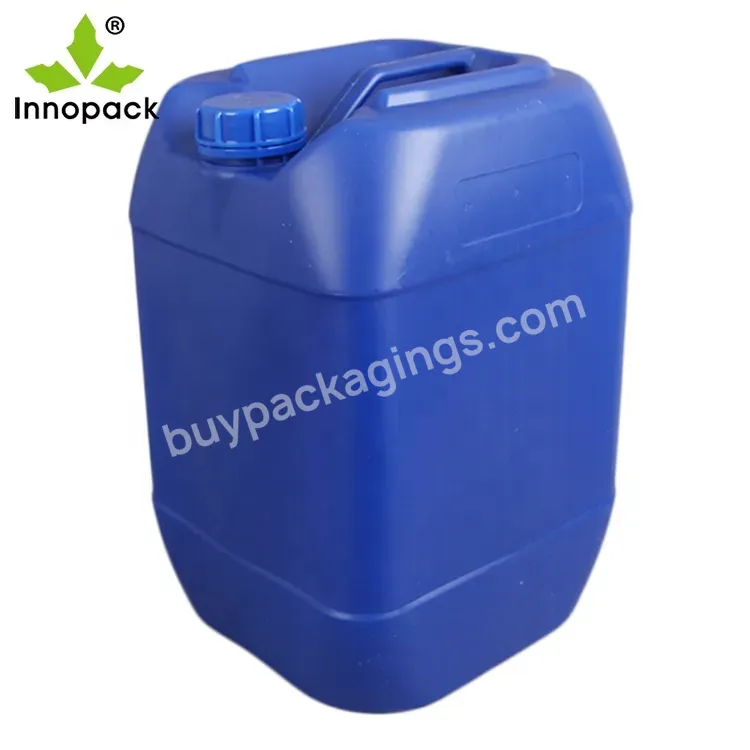 Suzhou Innopack Transparent 25 Litre 20l Hdpe Plastic Jerry Can With Cap Oil Water Carrier Container