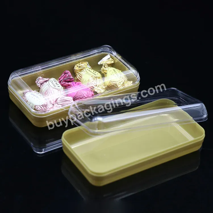 Sweet Packaging Box Baked Biscuit Moon Cake Food Packaging Gift Box Acrylic Candy Container Truffles Chocolate Dessert Box