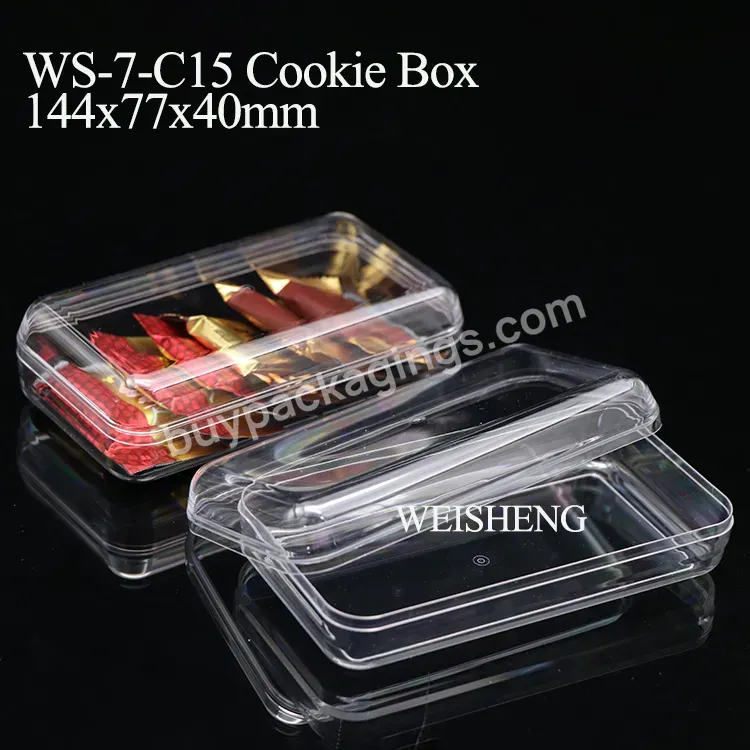 Sweet Packaging Box Baked Biscuit Moon Cake Food Packaging Gift Box Acrylic Candy Container Truffles Chocolate Dessert Box