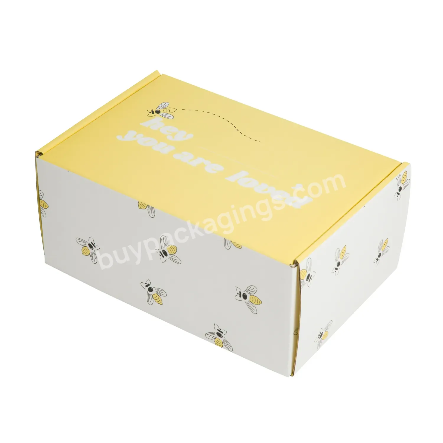 T Shirt Packaging Boxes Small Glossy Paper Package Custom Corrugated Fold Compartment Gift Box With Logo