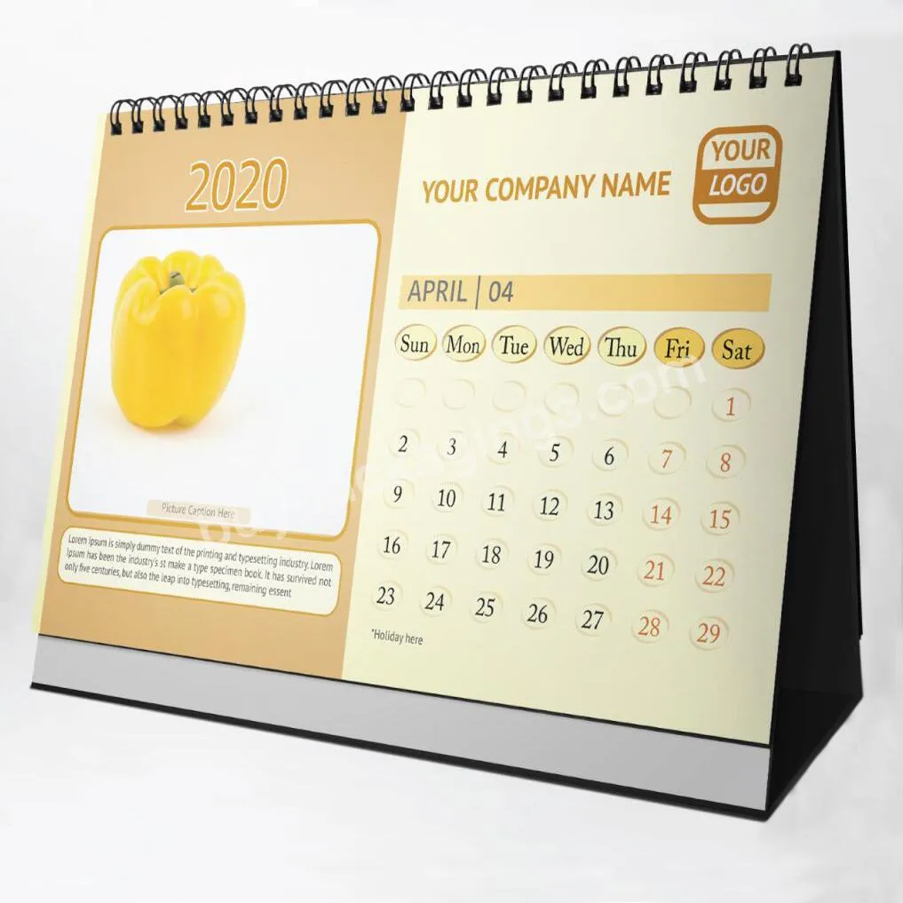 Table Calendar Desktop Desk Chinese Calendar  Custom