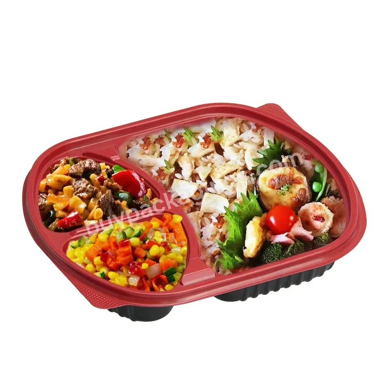 Take Out Disposable Plastic Food Container 3 Compartment Microwave Food Container - Buy 3 Compartment Food Container,3 Compartment Microwave Food Container,Take Out Disposable Plastic Food Container.