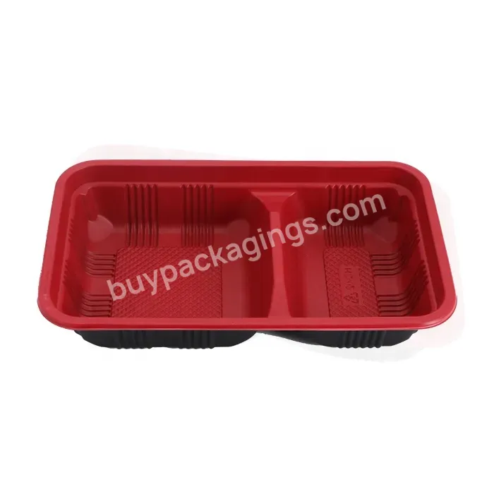 Takeaway Microwavable Plastic Disposable 2 3 Compartment Bento Food Storage Lunch Boxes / Meal Prep Containers