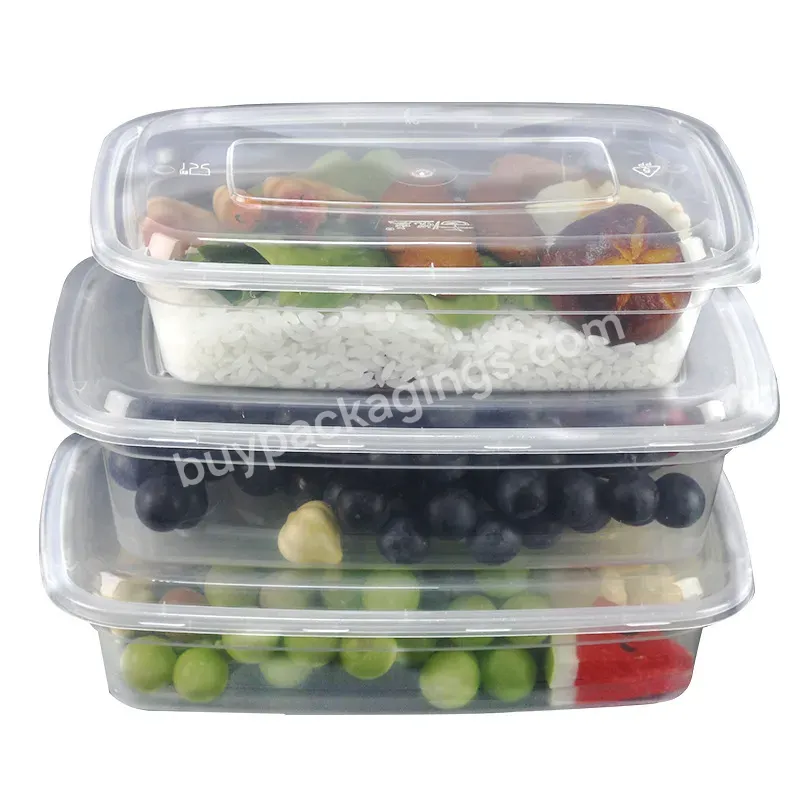 Takeaway Plastic Lunch Box Food Containers Plastic Lunch Bento Box Disposable Containers With Lids For Food