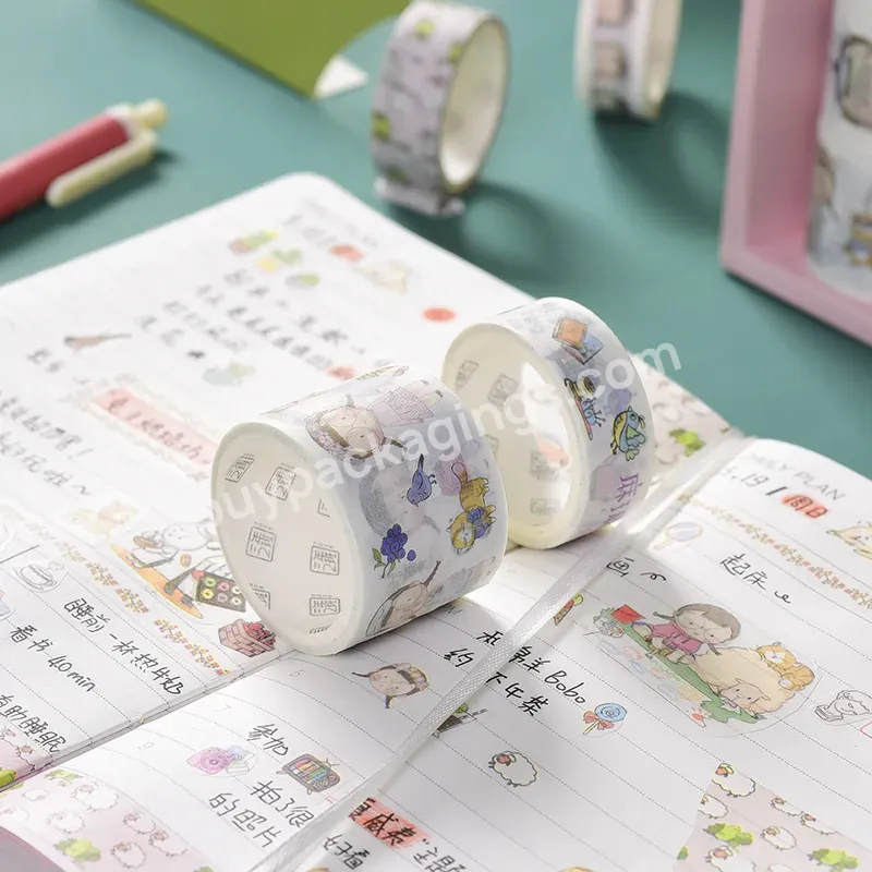 Tear Wahi Tape Set Waterproof Acrylic Decorate Datang Washi Tape Custom Japanese Lovely Custom Size Accepted Masking 500 Rolls