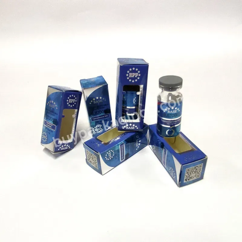 Test-m Very Popular Style Custom Ste Packaging 10 Ml Vial Bottle Paper Boxes With Logo