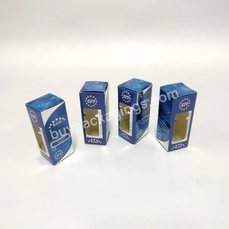 Test-m Very Popular Style Custom Ste Packaging 10 Ml Vial Bottle Paper Boxes With Logo