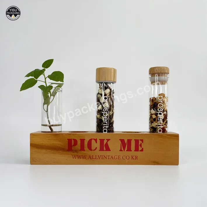 Test Tube Wooden Rack For Experiment,Halloween,Christmas,Scientific Theme Party Decoration,Candy Storage - Buy Wooden Spice Display Stand,Tube Display Organizer,Test Tube Holder Wood.