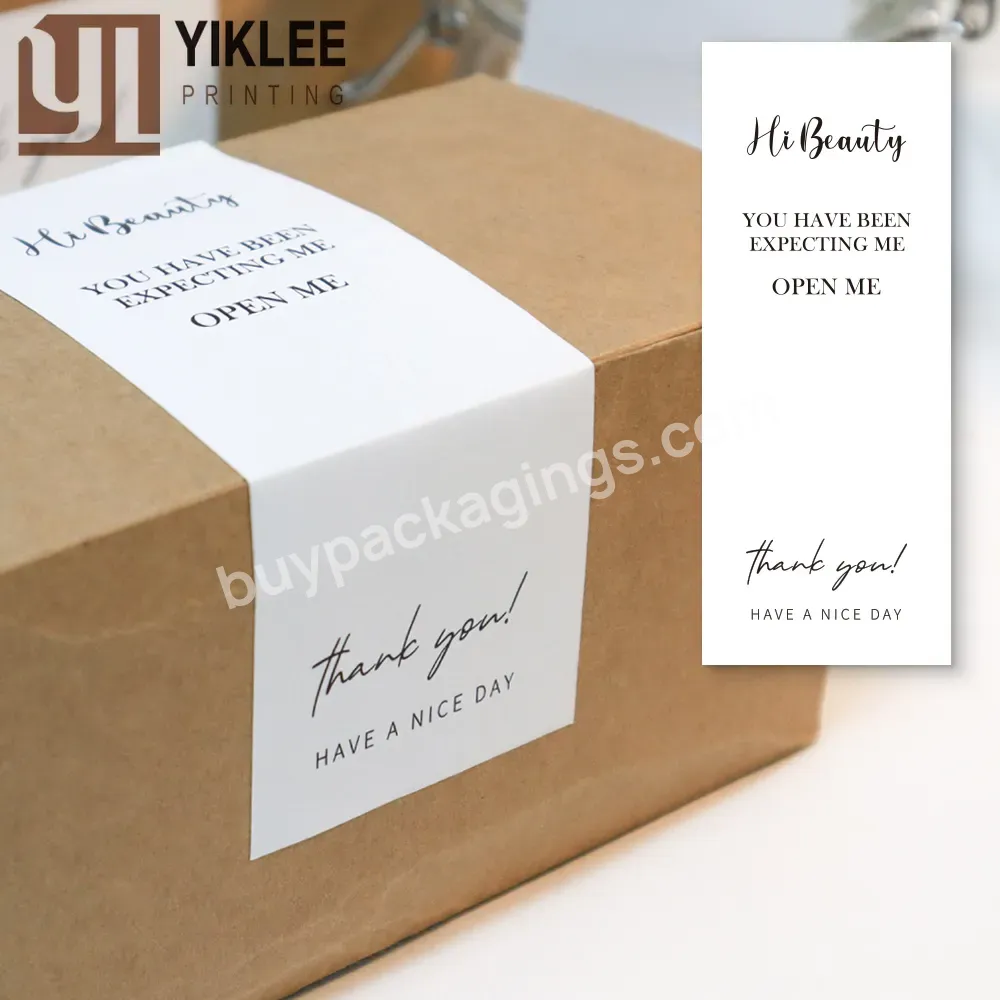 Thank You Small Business Labels For Package Handmade Merchandise Decoration Stickers Custom Paper Sticker Seal Label Sticker - Buy Custom Paper Sticker Seal Label Sticker,Handmade Merchandise Decoration Stickers,Thank You Small Business Labels For Pa