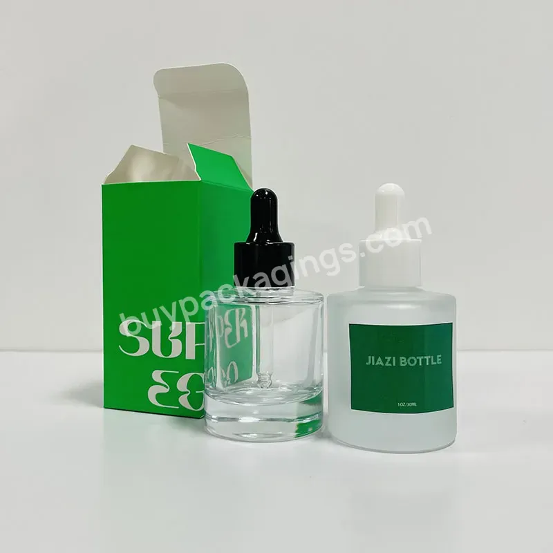 Thick Bottom Oil Dropper Bottle In Colours 30 Ml 1oz Flacon Luxe Produis Cosmetique Cosmetics Glass Bottle Serum